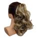 Short Wavy Ponytail Extensions Synthetic Claw Ponytail 40cm 90g Brown Black Ladies Wig 16inches 9AH613