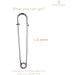 Beadnova 4 Inch Large Safety Pins for Clothes - 20pcs Giant Heavy Duty Safety Pins for Sewing, Quilting, Blankets, Upholstery, Laundry & Crafts - Buy Online on GoSupps.com