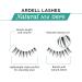 Ardell Natural Lashes False Eyelashes 102 Black Demi - 4 Pack - Buy Online on GoSupps.com