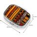 Shop African Striped Printed Square Pill Box - Portable Travel Medicine Organizer - Buy Online on GoSupps.com