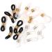 40 Pcs Rubber Adjustable Eyeglass Chain Ends - Spectacle Holder Loops (4 Colors) | GBSTORE - Buy Online on GoSupps.com