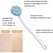 Oneleaf Lotion Applicator and Massager - Handheld Long Handled Roll-On for Sunscreen, Cream, Shower Gel on Back, Legs, and Feet - Buy Online on GoSupps.com