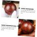 Magiclulu 6 STK Solid Wood Massage Ball Roller | Baoding Balls for Muscle Massage & Hand Training | Chinese Wooden Massage Balls - Buy Online on GoSupps.com