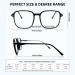 Kaeoisfu Oversized Square Reading Glasses - Blue Light Blocking for Men & Women | Comfortable 1.0 Diopter Readers with Box - International Shipping Available - Buy Online on GoSupps.com