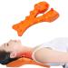 Xinlie Trapezius Stretcher Naked Therapoint Therapy point trigger point massage device Cervical spine Massage device trigger-point massager relieves pain in the upper back (yellow)