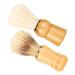 PopetPop 2st Bartbrush Razor brush with Stand Razor brush Rosshaar Friseur Staubbrush Handmade Razor Brazil Male Care Exchange Shave Shaving Friseur Tools Wood