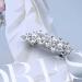 Iaceble Rhinestone Pearl Hair Clip - Vintage Crystal Barrette for Women and Girls - Bridal Hair Accessory (Silver) - Buy Online on GoSupps.com