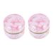 Mikinona 2pcs Powder Puff Box Tea Container Mini Containers Baby Powder Container Body Powder Puff Storage