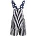 Malaidog American Flag Denim Overalls | Patriotic Rompers | Adjustable Strap Shorts | Type B Large - Buy Online on GoSupps.com