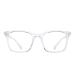 JM Reading Glasses Blue Light Blocking, Retro Square Computer Readers for Women Men Anti Glare Clear 1.75 x