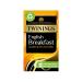 Twinings - Th English Breakfast - lot de 2 bo tes de 50 sachets de th