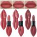 evpct 3Pcs Nude Pink Mauve Brown Matte Velvet Lipstick Set Long Lasting Waterproof Smudge Proof 24 Hours Matte Lip Stick Packs Lip Stain Makeup Set for Women labiales matte larga duracion 24 060709 3 Count (Pack of 1)...