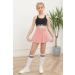 Girls Pink Pleated Tennis Skirt with Pockets | V-Crossover High Waisted Golf Skorts | Lining Shorts | 7-8 Years - Buy Online on GoSupps.com