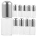 Mikinona 10 pieces of essential oil bottles essential oil roller glass roller bottles perfume bottles Roll bottles for oil roller bottles for essential oils empty roll bottles 4.9x1.6x1.6cm rose gold 2
