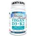 Vegan Vitamin D3 1000 IU + Vitamin K2 MK-7 Form (120 mcg). 150-Day Supply 150 Vegetarian Capsules
