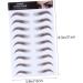 Didiseaon 5pcs Eyebrow Stickers Temporary Brow Tattoos Eyebrow Transfer Stickers Piece of Paper Miss Cosmetic 21x15cm Brown - Buy Online on GoSupps.com