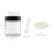 Clear Glass Jars 4oz (12-Pack) for Cosmetics & Food Storage | Includes Spatulas and Labels - Cornucopia - Buy Online on GoSupps.com