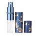 Travel Mini Perfume Refillable Atomizer Container Portable Perfume Bottle Aluminum Atomizer Empty Cosmetic Spray Bottle Mini Refillable Perfume Portable Atomizer Bottle (Blue)