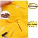 Adjustable Hooded Dog Raincoat - Waterproof Reflective Jacket for Medium Dogs in Yellow - Buy Online on GoSupps.com