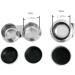Longdex Palette Cup Set - 3PCS Stainless Steel Painting Containers Kit - Buy Online on GoSupps.com