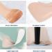 2 Pairs High Heel Inserts for Women - Adhesive Cushioning Insoles | Anti-Slip Invisible Relief for Sandals Flats & Pumps (US 5-6) - Beige - Buy Online on GoSupps.com