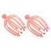 Beaupretty 2 STK Head massager Scalp massager scalp massage clerk Head massage brush Massage scratches for the head scalp massager Multifunctional tool Multifunction massage device Spa