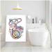 Modern Farmhouse Bedroom Decor: Semicircular Canals Ear Watercolor Print | Audiologist Gift & ENT Office Medical Art | 12x18 Ready to Hang - Buy Online on GoSupps.com