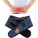 XCELLO Decompression Back Belt - TPU Lumbar Support for Muscle Relaxation & Back Relief (23cm Blue) - Buy Online on GoSupps.com