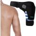 Magidal Shoulder Support Cuff | Neoprene Sleeve Wrap for Men & Women | Compression Belt for Gym | Blue Shoulder Care - Buy Online on GoSupps.com