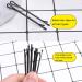 200 Metal Wave Hair Clips & Bobby Pins for Girls & Women - 2.17 Inch Black Hairpins - International Shipping Available - Buy Online on GoSupps.com