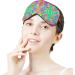 Vintage Hand Drawn Rainbow Tie Dye Sleep Mask | Adjustable Eye Shades for Women | Comfortable Elastic Strap - Buy Online on GoSupps.com
