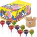 Chupa Chups XXL Bubblegum Filled Lollipops 25 x 30g(Full Box) - Extra-large fruity flavoured lollipop with a long lasting strawberry bubblegum center - Buy Online on GoSupps.com
