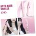BIUDECO Pink Adjustable Hair Curler Crimper Hair Tool Straightener Hair Curling Wand Abs - Buy Online on GoSupps.com