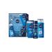 Nivea Men Strong Power gift set gift box with strong care favorites for an active lifestyle care set with shower gel shampoo deodorant and Labello for men