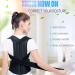 Posture Back Brace for Adults - Adjustable Upper Back Corrector & Support Belt for Pain Relief - Full Back Strap for Scoliosis Hunchback & Clavicle Correction - One Size Fits All - Buy Online on GoSupps.com