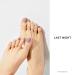 NAILOG Semi Cured Gel Nail Strips - Long Lasting Glossy Toenail Polish Wraps | 32 Pieces for Perfect Pedi | Last Night - Buy Online on GoSupps.com
