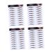 Housoutil 4pcs Eyebrow Stickers Eyebrow Peel off Makeup Gadgets Artificial Eyebrow 6d Makeup Tools Make up
