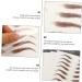 Balacoo 9 Sheets Waterproof Eyebrow Stickers Stick on Eyebrows False Eyebrows Cosmetics Tool Shaping 6d 21x14.7cm Brown - Buy Online on GoSupps.com
