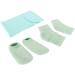 Qukaim Moisturizing Gel Socks Hydrating Gel Elbow Sleeve Moisturizing Gel Socks and Neck Wrap Sock Reusable Repairing Softening Cutin Green Blue - Buy Online on GoSupps.com