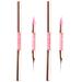 Rhinestones Picker Doting Pen Dual-Ended Wax Pencil Pen Rhinestone Picker Dotting Pen Rhinestones Applicator with Acrylic Handle for Gem Stone Jewelry Nail Art DIY Craft (Pink)