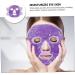 Angoily Ice Beauty Ice Gel Reusable Allergies Relief Anti-Wrinkle Anti-Aging Cooling Facial Hot Cold Cosmetic Big PVC Purple - Buy Online on GoSupps.com