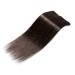 SEGO Clip-in Extensions | Real Remy Hair 8-Piece Set | Soft Dark Brown #2 | Affordable 25cm Hairpiece - Buy Online on GoSupps.com