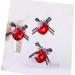 3pcs Nail Art With Rhinestones Organza Bowknot Fingernail Decoration For Salon Home Use Nail Accessories Kit - Buy Online on GoSupps.com