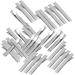 MonkeyJack 50 Pieces Flat Metal Single Prong Alligator Hair Clips Duckbills Barrette Bows DIY - 40mm - Buy Online on GoSupps.com
