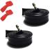 700x35c Tube,700x38c Inner Tube,Bike Inner Tube 700X38C/35C/40C/43C with Rim Strips and Tire Levers- Schrader Valve 48MM/33MM - 2 Pack 48mm Valve