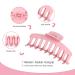 4 pcs Large Hair Claw Clips for Thick Hair - Matte Plastic Butterfly Clips for Women and Girls - Strong Hold Curly Hair Accessories (Pink+Rose) - Buy Online on GoSupps.com