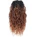 ToyoTress Toceana Wavy Locs Crochet Hair 24 8 Pcs OT30 Ombre Brown Pre-twisted Crochet Braids OT30 24 Inch Godes Faux Locs - Buy Online on GoSupps.com