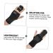 FRCOLOR Hand Protector Splint - Sports Finger Stabilizer for Joints & Fractures | 1pc Black Right | International Shipping - Buy Online on GoSupps.com