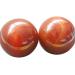 Unbit baoding ball stressball ball stretcher magnetic 2 pieces of chinese stress balls quiet baoding balls meditation balls made of wood for the hand-hand joint massage color