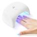 Beetles Gel Polish UV LED Nail Lamp Fast Drying Nail Dryer Compact Manicure Light with Timer Setting Sensor Elegant Shell UV Light for Gel Nails DIY Home Gift for Her